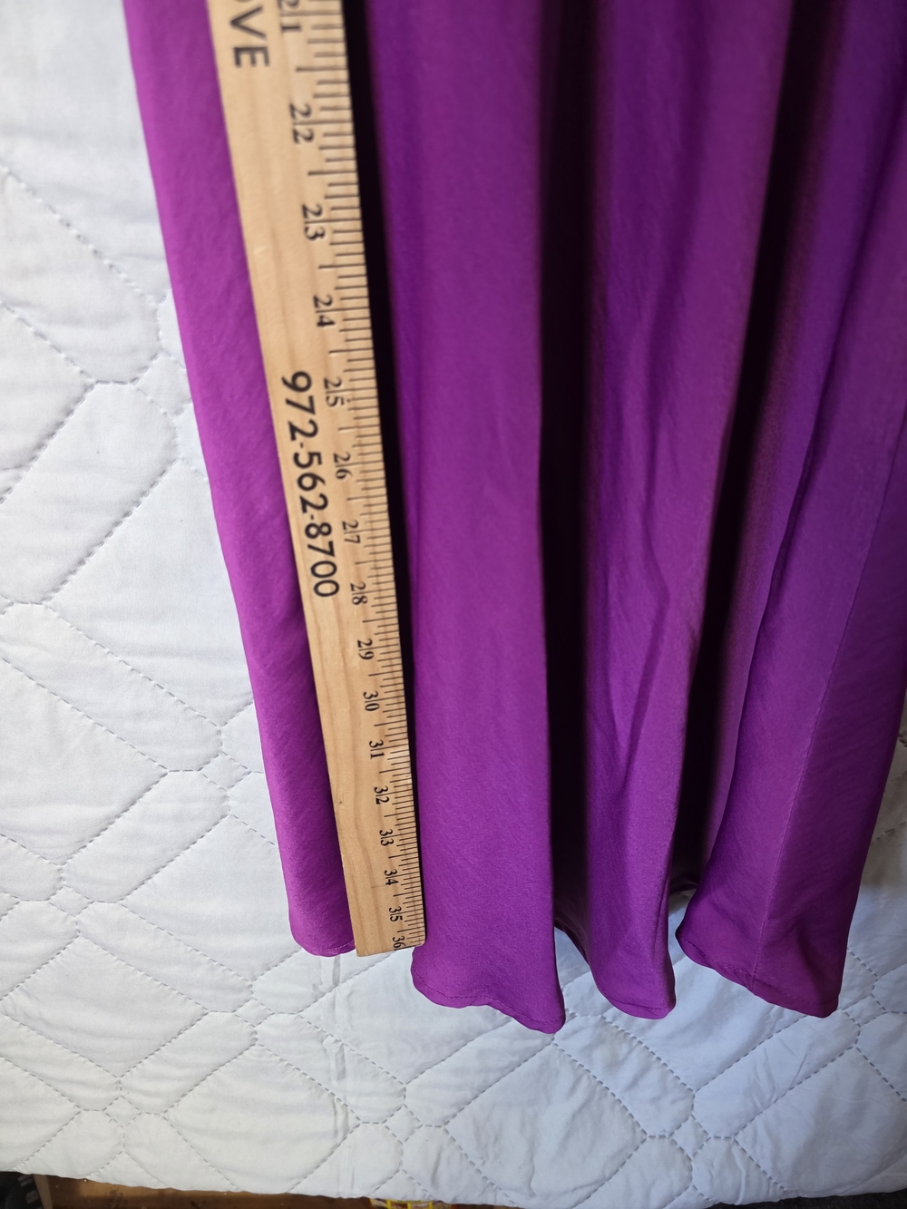 A New Day Purple Maxi Slip Spaguetti Strap Dress Sz XS Satin - Picture 6 of 9